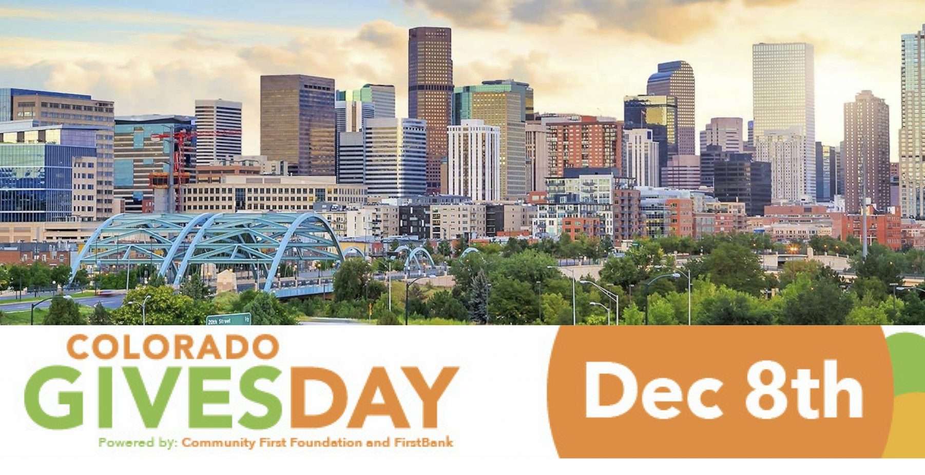 Show your city pride on CO Gives Day December 8! Denver